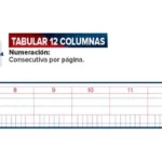 Libro Tabular Florete Estrella 125/12 Columnas/96 Hojas