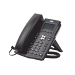 Telefono IP Empresarial Fanvil X1Sg/2 Lineas/Puertos Gigabit/Pantalla LCD/Color Negro