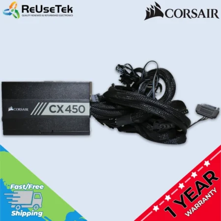 Fuente De Poder 450W Corsair Cx450M 450W, Sm 80 Plus Bronze, Cp-9020101-Na
