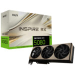 T/Video MSI Geforce Rtx 5080 16G Inspire 3X Oc/16Gb Gddr7/PCI-E 5.0/HDMI/DP/3 Fan