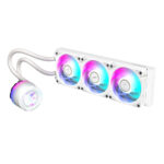 Enfriamiento Liquido Gigabyte Gp-Aorus Waterforce X Ii 360I Para CPU Multisocket, LCD Display/3X120Mm/Argb/Color Blanco