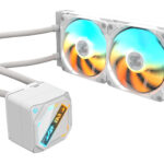 Enfriamiento Liquido Gigabyte Gp-Gigabyte Gme 240I Para CPU, Multisocket/Argb/2X120Mm/Color Blanco