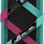 Gabinete ASUS Rog Strix Helios Ii Gx601S Hatsune Miku/Midi-Tower/Ventana Cristal Templado/Sin Fuente/4 Ventiladores Instalados/Color Turquesa/ATX/Eatx/Micro-ATX/Mini-Itx