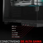 Gabinete Gamer Balam Rush Sgx3000 E-ATX/4 Vent/Argb/USB 3.0/Panel Cristal Templado Br-931281