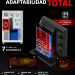 Gabinete Gamer Balam Rush Sgx3000 E-ATX/4 Vent/Argb/USB 3.0/Panel Cristal Templado Br-931281