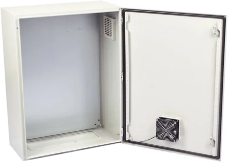 Gabinete Ventilado De Acero Precision Pst-6080-30Av Con Placa Trasera/IP55/Exterior/Compuerta Inferior Atornillable