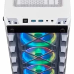 Gabinete Corsair Icue 465X Rgb Color Blanco, ATX, Sin Fuente, Cc-9011189-Ww