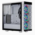 Gabinete Corsair Icue 465X Rgb Color Blanco, ATX, Sin Fuente, Cc-9011189-Ww