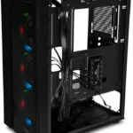 Gabinete Yeyian Haizen 2500 Ych-041520 C/Ventana/Midi-Tower/3 Ventiladores Argb/Micro ATX/Usb3.0/Color Negro/Sin Fuente