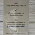 Google Chromecast 3Ra Generacion Negro Ga00439-Us