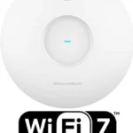 Access Point Grandstream Gwn7672/11Gbps/Wi-Fi 7/Triple Banda Be11000/Mu-MIMO 2X2:2/384 Clientes Simultaneos/2 Puertos 5G Ethernet Con PoE+/Cobertura Hasta 175M/Ble 5.3/Gestion Integrada Y En La Nube