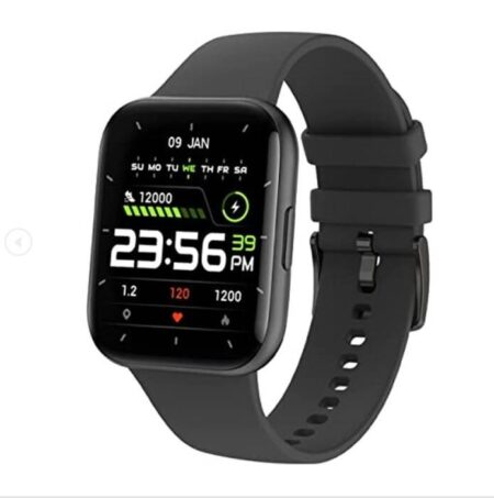 Reloj Inteligente Smart Watch Hyundai Pantalla 1.69", Bluetooth, Correas De Silicona De 20Mm, Color Negro, Htsw001Bk