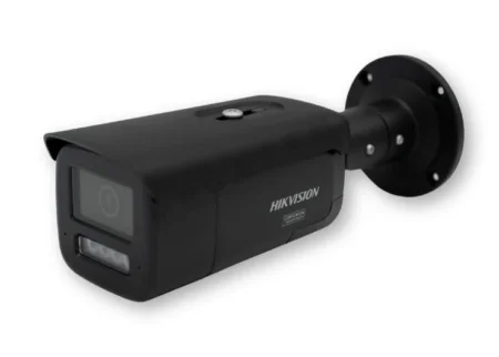 Camara Bala IP Hikvision Ds-2Cd2087G3-Li2Uy/Sl/8 Mpx/Lente 2.8Mm/Ir 40M + Luz Blanca/2 Microfonos Integrados/IP67/Estrobo Luz Blanca/Wdr 130Db/Acusense 3.0/Metal/Nema 4X/Acusearch