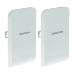 Kit Access Point Hikvision Ds-3Wf3000-Ei-5Ac/P/867Mbps/Ptp Y Ptmp En 5Ghz/PoE/Salida PoE/Antena Sectorial De H: 50°/MIMO 2X2/8Dbi De Ganancia/Exterior/Administracion Gratuita Desde La Nube/2 Piezas