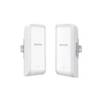 Kit Access Point Hikvision Ds-3Wf3000-Ei-5Ac/P/867Mbps/Ptp Y Ptmp En 5Ghz/PoE/Salida PoE/Antena Sectorial De H: 50°/MIMO 2X2/8Dbi De Ganancia/Exterior/Administracion Gratuita Desde La Nube/2 Piezas