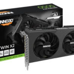 T/VIDEO INNO3D N50502-08D6-174071N/GEFORCE RTX 5050 TWIN X2/8GB GDDR6/PCI-E 5.0/HDMI/DP/2 FAN