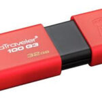Memoria USB 32Gb Kingston 100 G3 Color Rojo, Kc-U7132-6Ur