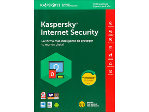 Antivirus Kaspersky Internet Security Multidispositivos 10 Usuarios, 1 Año, Caja Tmks-190