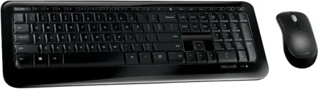 Kit Teclado Y Mouse Inalambrico Microsoft 1Ai-00003 Bluetooth/Ambidiestro/USB/Negro