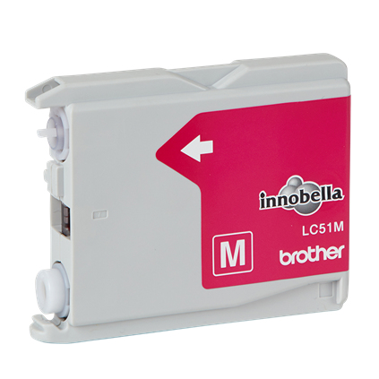 Cartucho De Tinta Brother Lc51M Color Magenta