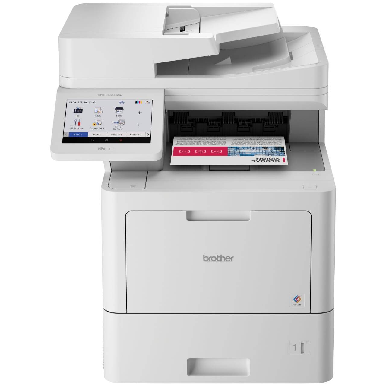 Multifuncional Brother Mfcl9630cdn/empresarial/laser A Color/42ppm/pantalla Tactil 7"/15000 Paginas En Negro/12000 Paginas En Color