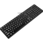 Teclado Alambrico Pos Qian Qpa1702 Interfase Ps2 Color Negro
