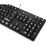Teclado Alambrico Pos Qian Qpa1702 Interfase Ps2 Color Negro