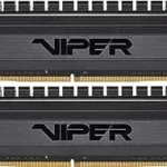 Memoria DDR4 16Gb (2X8Gb) 3000Mhz Patriot Viper 4 Blackout, Pvb416G300C6K