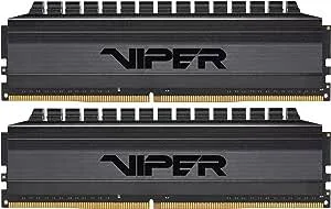 Memoria DDR4 16Gb (2X8Gb) 3000Mhz Patriot Viper 4 Blackout, Pvb416G300C6K