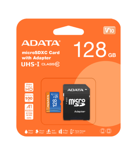Memoria Micro Sdxc 128Gb Blackpcs Clase10, Mm10101-128