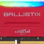 Memoria DDR4 16Gb 3200Mhz Crucial Ballistix Rgb/Rojo, Bl16G32C16U4Rl