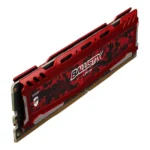 Memoria DDR4 16Gb 3200Mhz Crucial Ballistix Black Heatsink Cl16, Bl16G32C16U4Bl