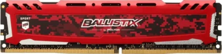 Memoria DDR4 16Gb 3200Mhz Crucial Ballistix Black Heatsink Cl16, Bl16G32C16U4Bl