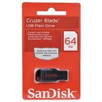 Memoria USB 2.0 64Gb Sandisk Cruzer Fit Z33 Negro Mini, Sdcz33-064G-G35
