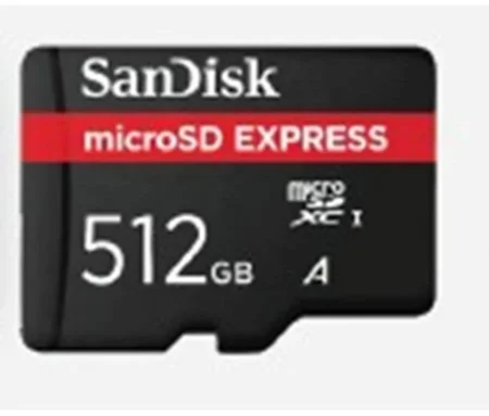 Memoria MicroSD Express 512Gb Sandisk Sdsqxfn-512G-Gn4Nn/Lectura 880Mb/S/Escritura 650Mb/S/Compatible Con Nintendo Switch 2