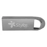Memoria USB 2.0 32Gb Stylos St500 USB-A/Color Plata/Stmus532B