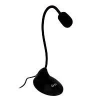 Microfono Para Pc Ghia Gac-218 Alambrico/Cuello Flexible/3.5Mm/Negro