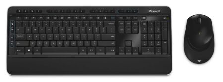 Kit Teclado Y Mouse Inalambrico Microsoft Wireless Desktop 3050 USB/Negro/Español, Pp3-00004