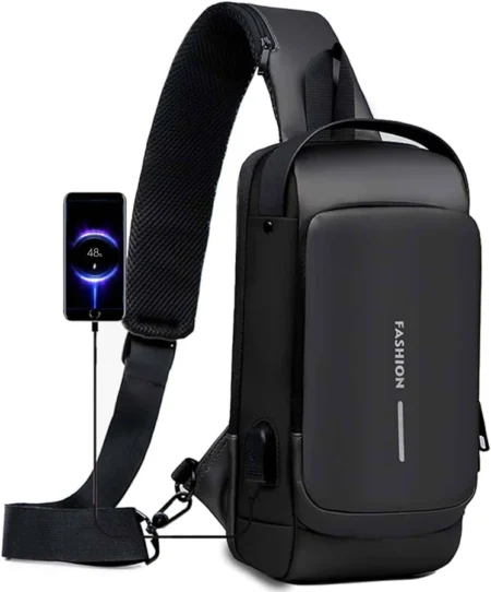 Mochila Antirrobo Color Plata Sylos Stabap1S Compartimentos/Cargador USB