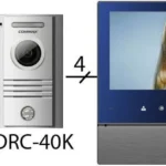 Monitor 7" Analogico Para Videoportero Commax Cdv-70H2 Soporta 2 Frentes De Calle Y Un Interfon