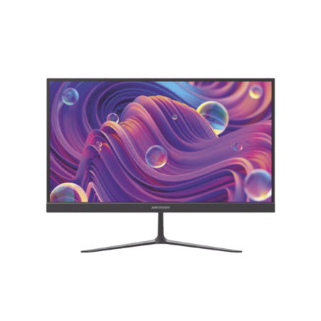 Monitor 27″ Hikvision Ds-D5027F2-2P2 LED Full HD/Montaje Vesa (100X100)/Ultra Delgado/Entrada HDMI-VGA/Ideal Para Cctv Oficina Y Hogar/Uso 12/7/Backlight E-LED