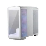 Gabinete MSI Mag Pano 120R Pz White/Mid-Tower/Ventana Cristal Templado/Sin Fuente/7 Ventiladores Argb/Color Blanco/M-ATX/Itx