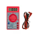 Multimetro Digital Steren Mul-005 0.002-1000V, Temperatura 0 A 50°C, Pantalla LCD, Rojo