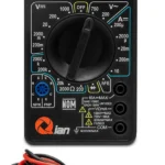 Multimetro Digital Qian Dialin Qad-690010 LCD Hasta 2000V Color Naranja