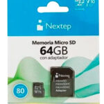 Memoria MicroSD 64Gb Nextep Ne-474S, Clase 10 Uhs U1/Con Adaptador