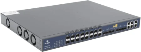 Olt De 16 Puertos V-Sol V1600-D16/Con 12 Puertos Uplink/4 Puertos Gigabit Ethernet/4 Puertos Sfp/4 Puertos Sfp+/Hasta 1,024 Onus