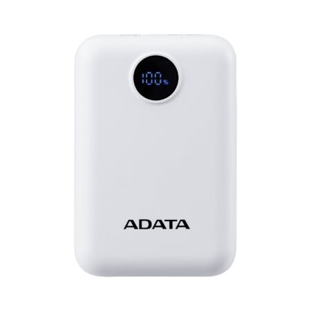 Power Bank Adata Pc10022-12Wh 10.000Mah USB-C/3.7V/15W/Color Blanco