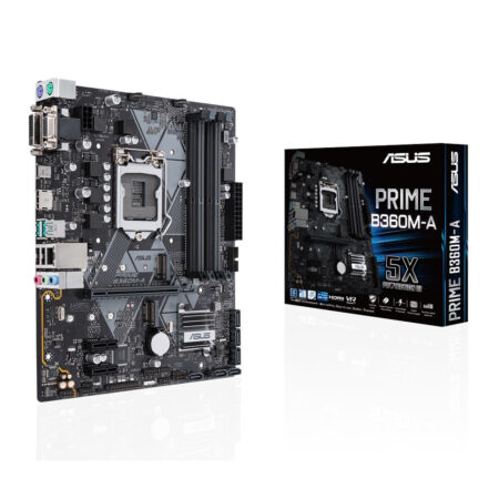 Mb ASUS Prime B360M-A Socket 1151 DDR4/HDMI/DVI/VGA/M.2