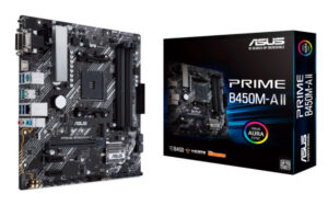 MB ASUS PRIME B450M-A II SOCKET AM4/HDMI/AURA SYNC/DVI-D/M.2/MICROATX