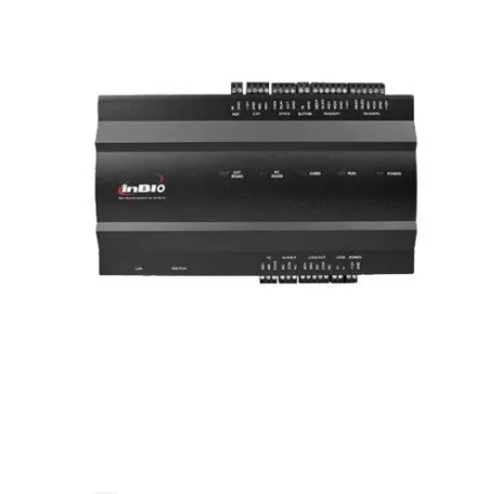Panel De Control De Acceso Zkteco Inbio160 Black With 3,000 Fp/Para 1 Puerta/2 Lectoras/3000 Huellas/Pull Sdk